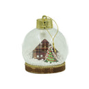 Bola Natalina Casinha 8cm