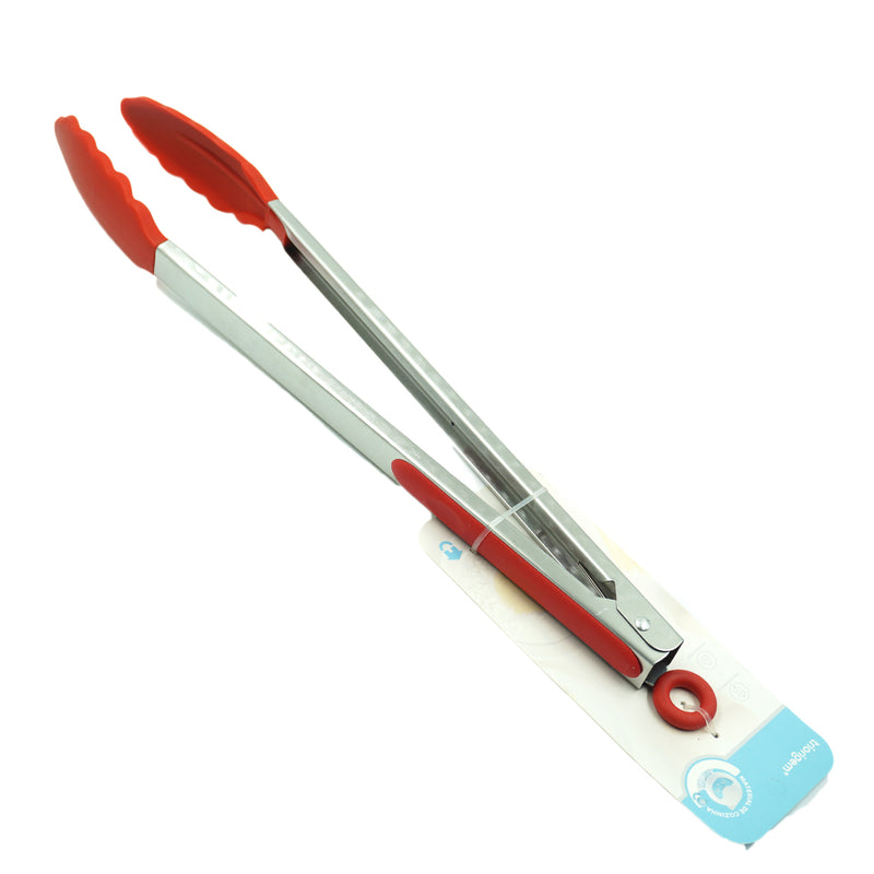 Pegador Pinça de Silicone e Inox 31cm