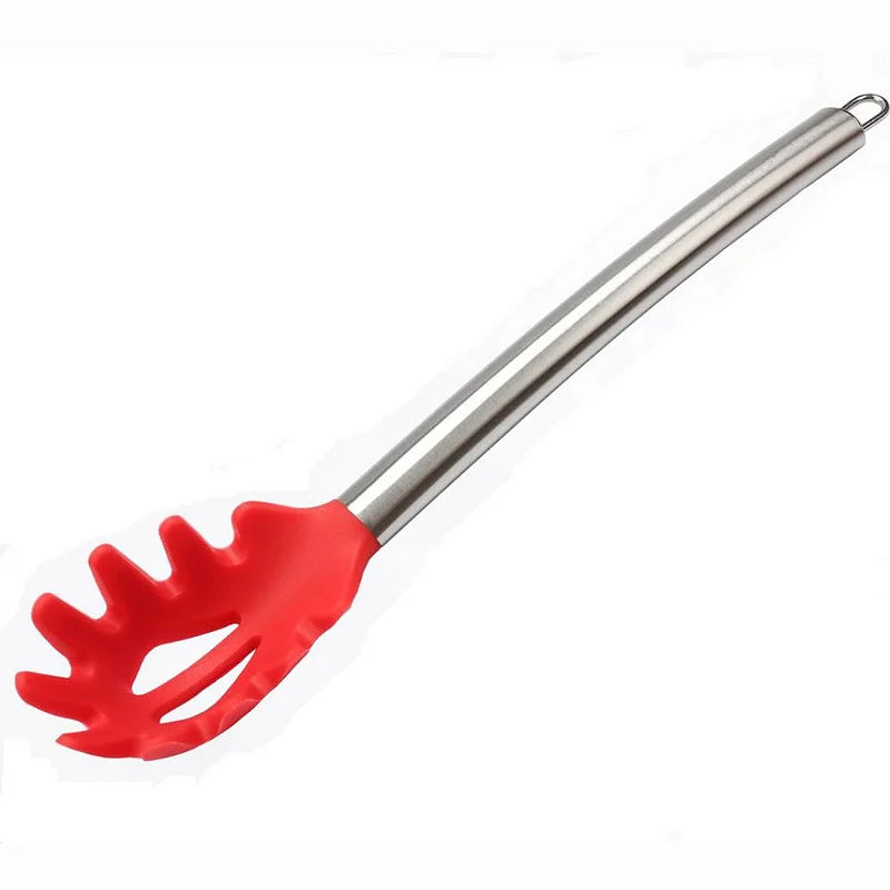 Pegador Macarrão de Silicone com Inox 32cm