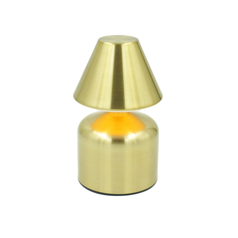 Abajur Luminária de Led Dourado 15cm