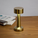 Abajur Luminária de Led Dourado 21cm