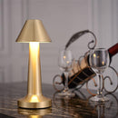 Abajur Luminária de Led Dourado 23cm