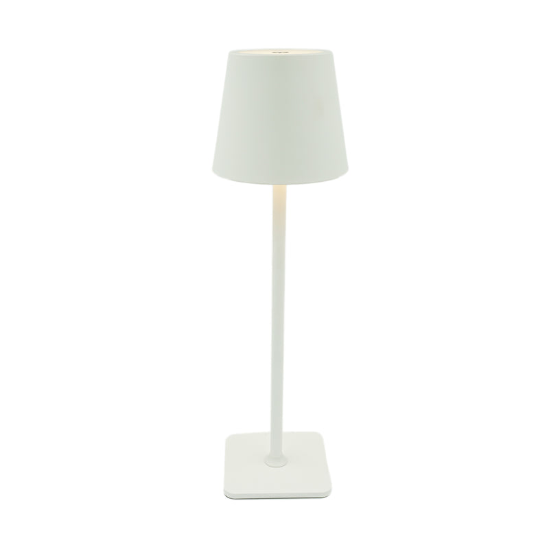 Abajur Luminária de Led Branco 38cm