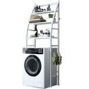 Rack de Ferro para Lavanderia Branco 65x25x170cm