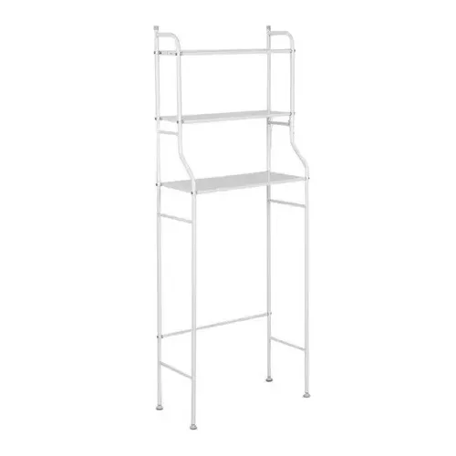 Rack de Ferro para Lavanderia Branco 65x25x155cm