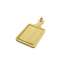 Tábua de Corte Quadrada de Bambu 23x12cm