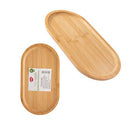 Tábua Oval de Bambu 31,5x16,7cm
