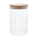Porta Mantimento de Vidro Borossilicato com Tampa de Bambu 510ml