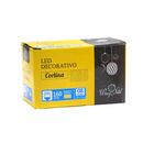 Cortina Natalina 160 Leds Amarelo 1,5x1,5m