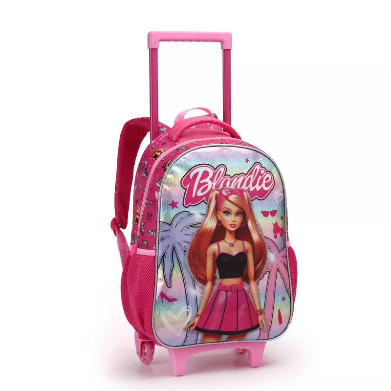 Mochila com Rodinhas Infantil Blondie Feminina