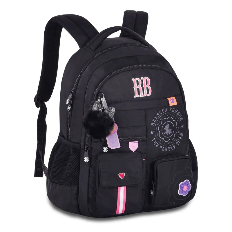 Mochila RB Nylon com Bordado 17,5"