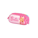 Estojo Escolar 3 Fechos Barbie Pink