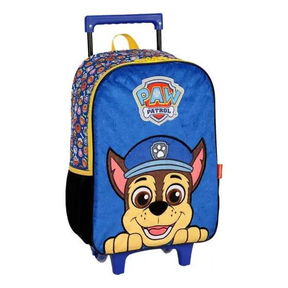 Mochila com Rodinhas Patrulha Canina Azul