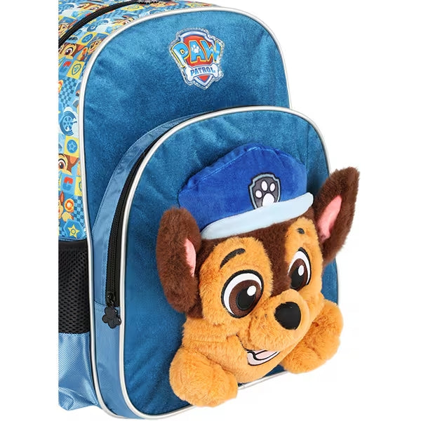 Mochila Escolar Patrulha Canina Azul