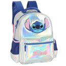 Mochila de Costas Stitch Holográfica Prata