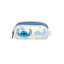 Estojo Escolar Stitch Holográfico Prata