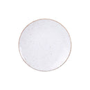 Prato Sobremesa Rústico Marrom 21cm