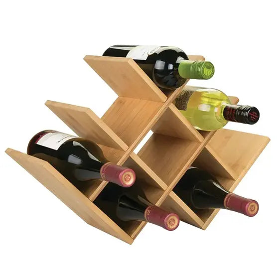 Organizador de Vinhos Bamboo 44x10x33cm