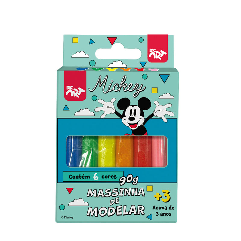 Massinha de Modelar Mickey 6 Cores