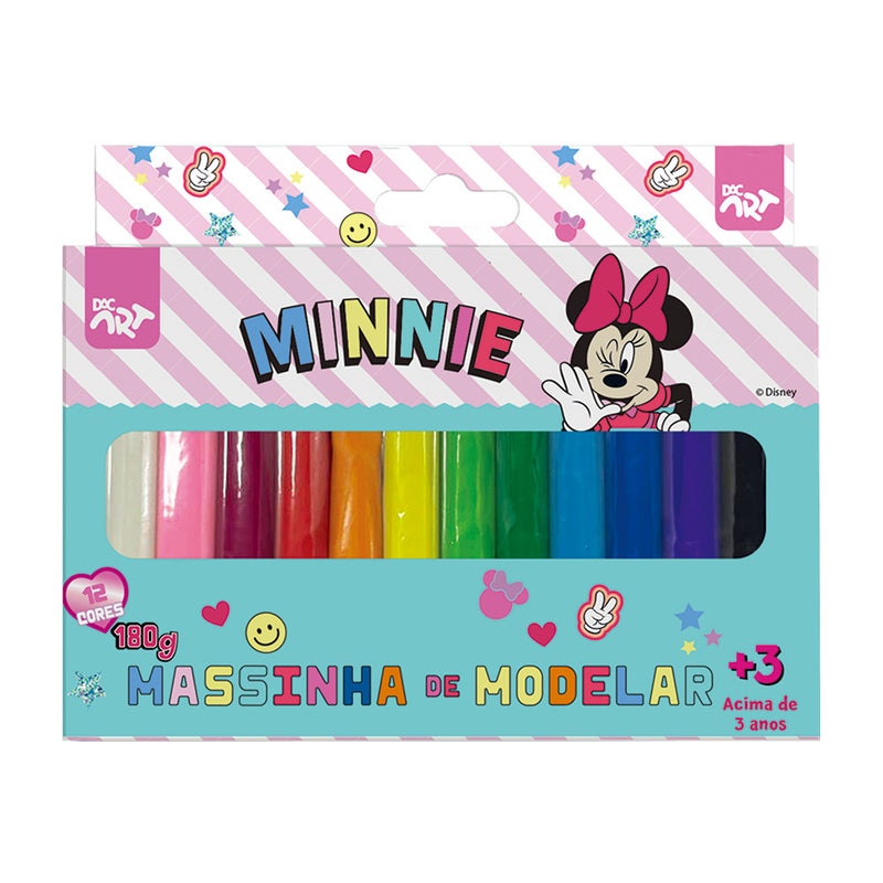 Massinha de Modelar Minnie 12 Cores