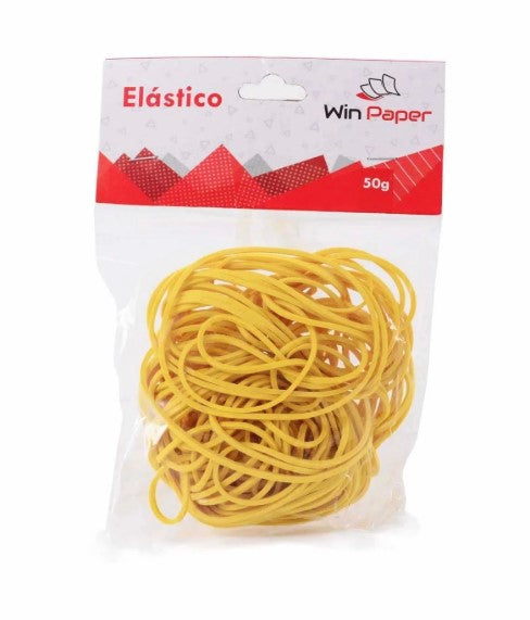 Elástico de Borracha Amarelo 50g