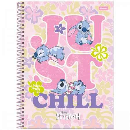 Caderno Universitário Stitch 15 Matérias