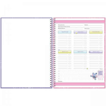 Caderno Universitário CD Stitch 10 Matérias