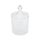 Potiche Decorativo de Cristal Com Tampa Litt 8,5x8,5x14,5cm