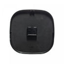 Relógio de Parede de Plástico Square Preto 25,5x25,5cm