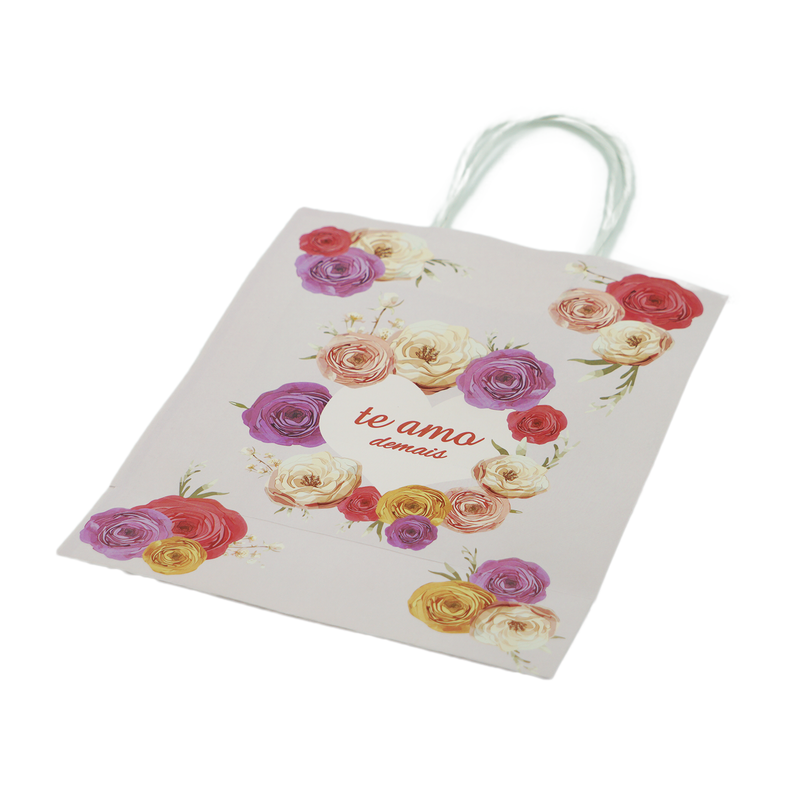Sacola de Papel para Presente Amor
