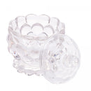 Potiche de Cristal com Pé Bolhas