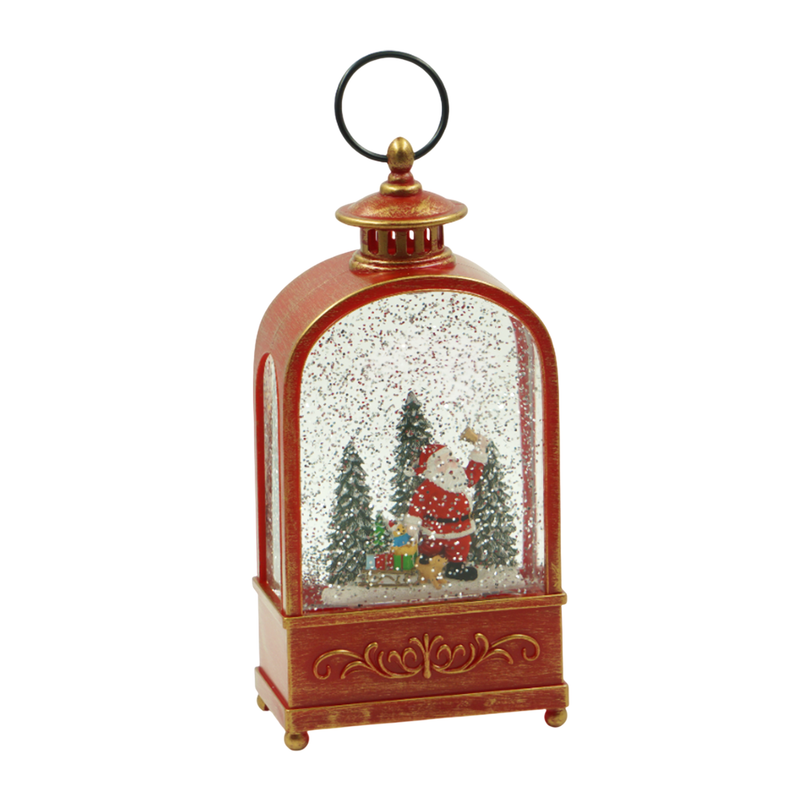 Ornamento Natalino Neve com Led 21x11cm