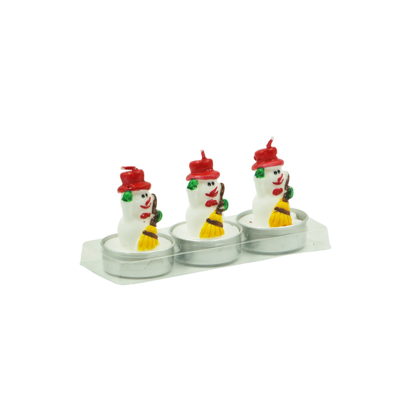 Vela Natalina Árvore 3 Peças