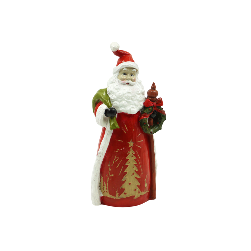 Papai Noel em Resina 24x11cm