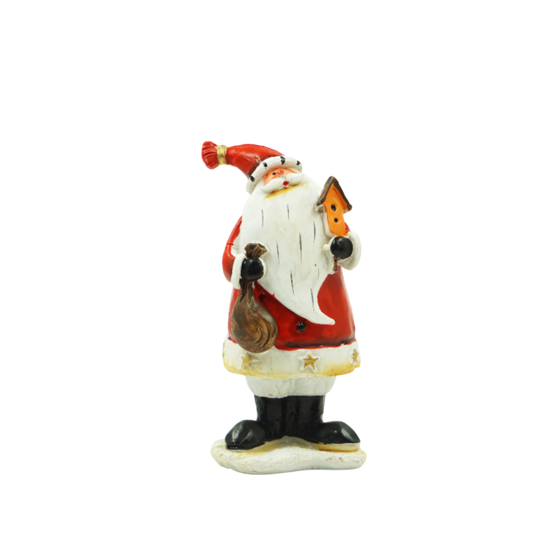Miniatura Papai Noel em Resina 13cm
