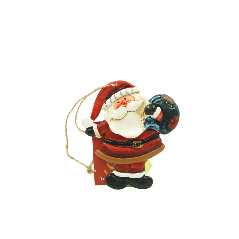 Enfeite Natalino em Resina 8,5x7cm