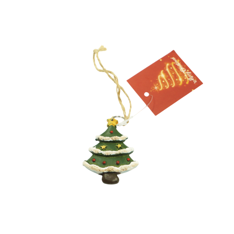 Enfeite Natalino em Resina 6x4cm