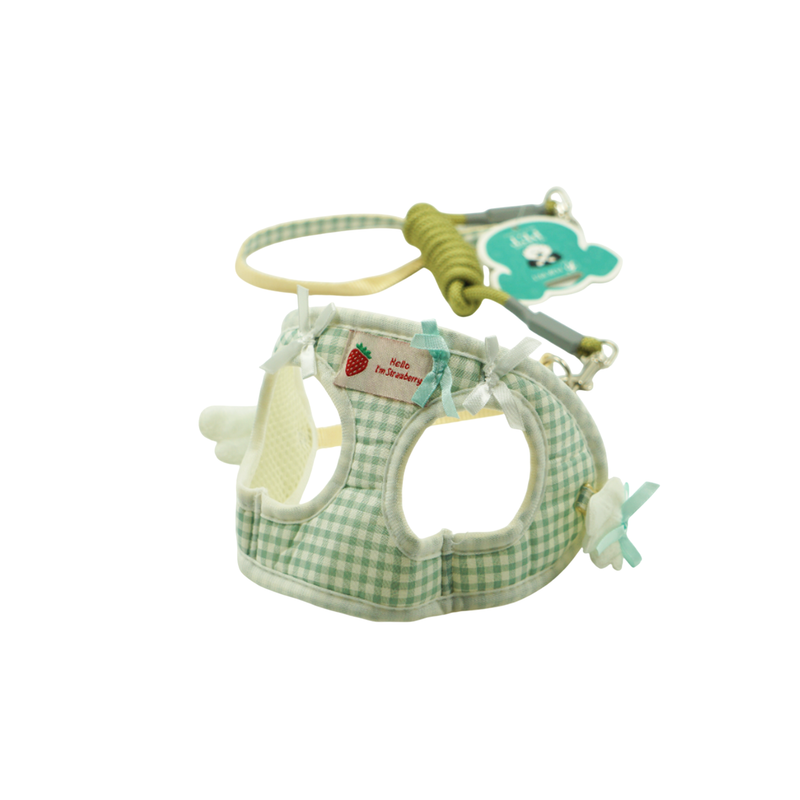 Guia com Peitoral Xadrez P 1x120cm