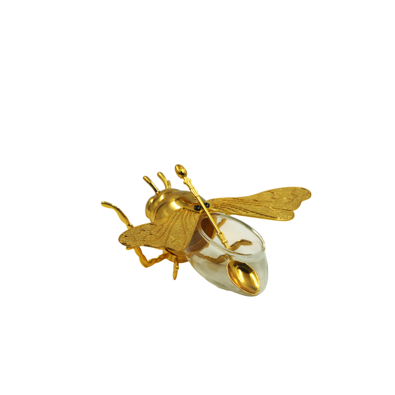 Ornamento Abelha Metal Galvanizado 18cm