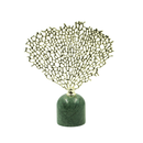 Ornamento Folha Metal Galvanizado 30cm