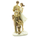 Estatueta Família em Resina 25cm