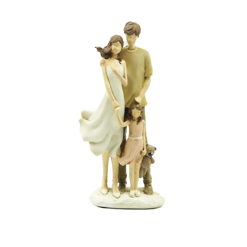 Estatueta Família em Resina 25cm