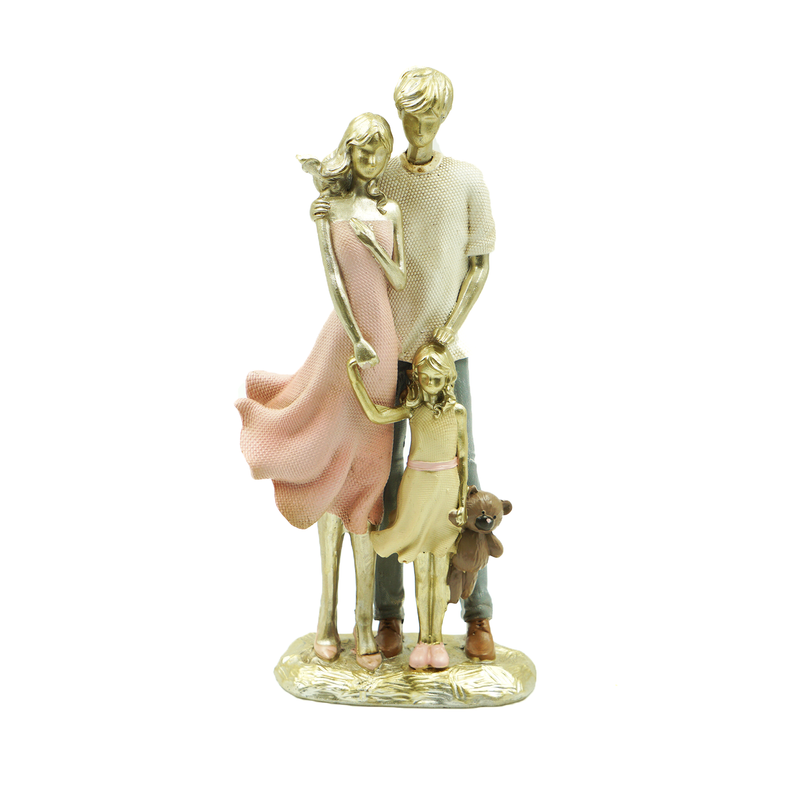 Estatueta Família em Resina 25cm