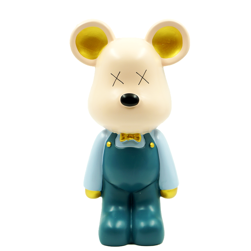 Urso Pop Art em Resina 27cm