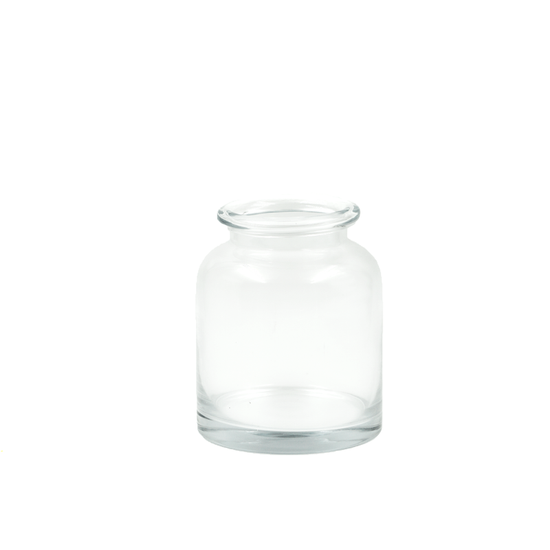 Vaso de Vidro Transparente 16cm