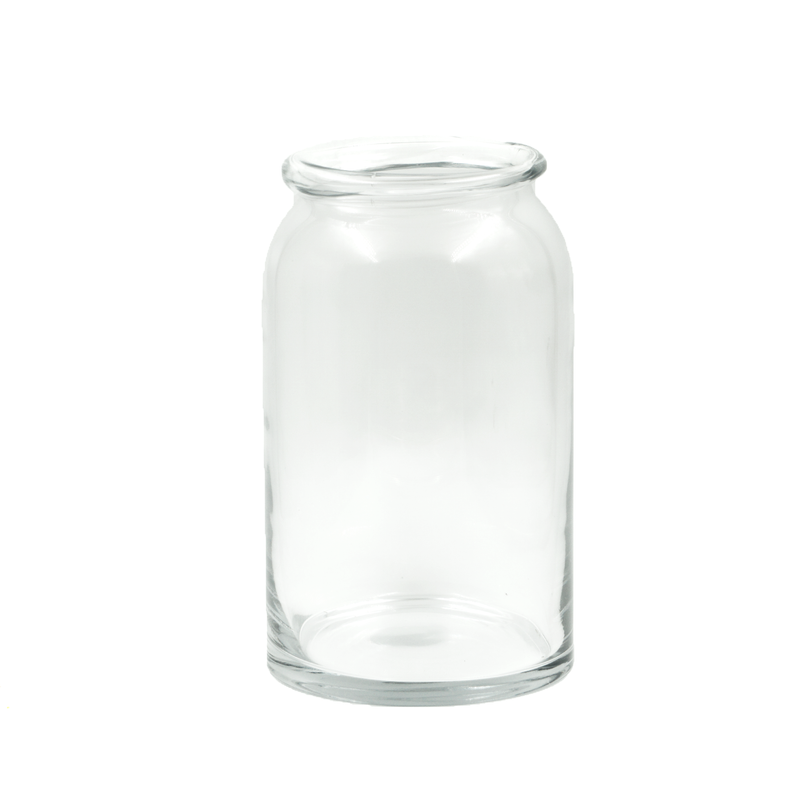 Vaso de Vidro Transparente 24cm