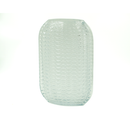 Vaso de Vidro Ondulado 25cm