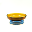 Centro de Mesa de Vidro Âmbar 23cm