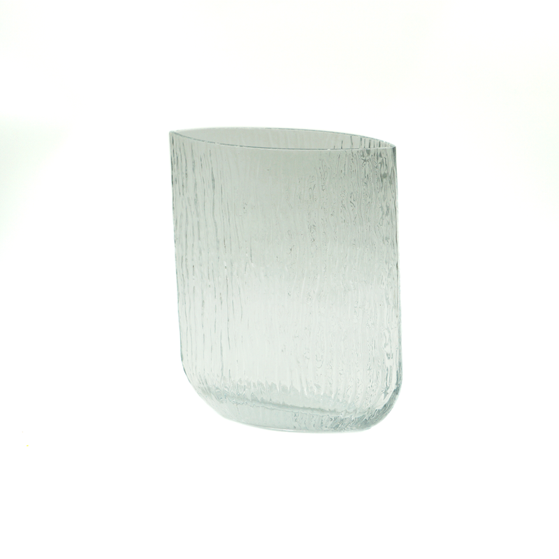 Vaso de Vidro Decorativo 20cm