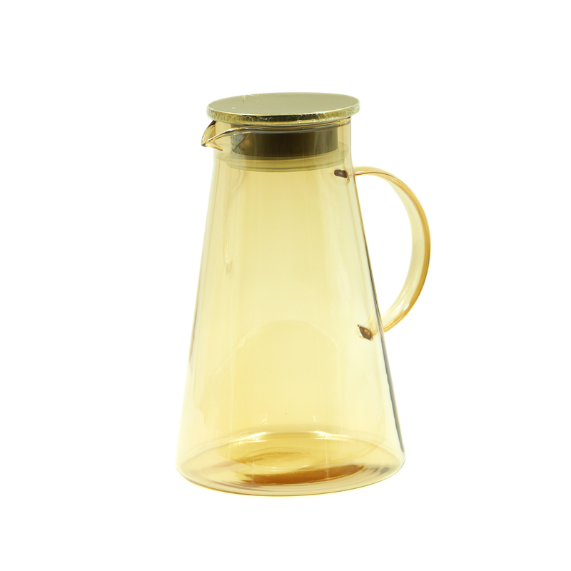 Jarra de Vidro Âmbar 23cm